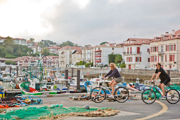 balade bicyclette st jean de luz