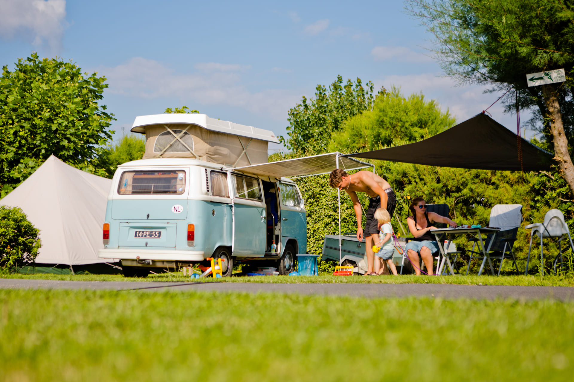 camping pitch in saint jean de luz