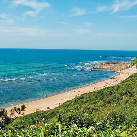 merko lacarra seaside campsite in the basque country