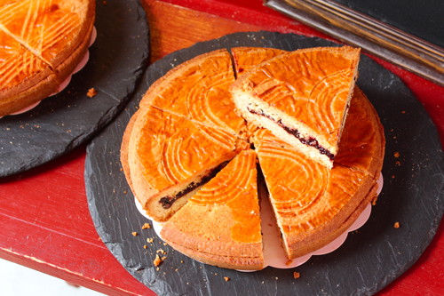 cherry Basque cake