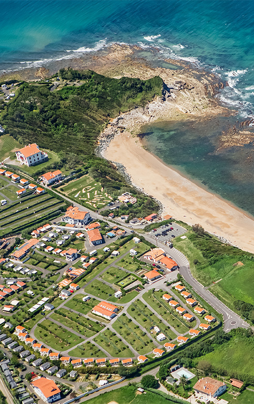 merko lacarra seaside campsite in the basque country